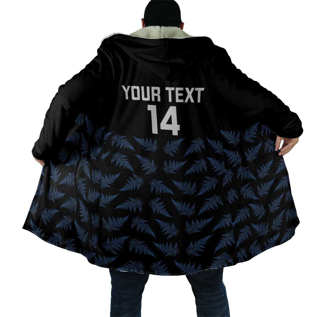 New Zealand Silver Fern Cricket Custom Cloak Black Cap T20 Version LT14 - Polynesian Pride