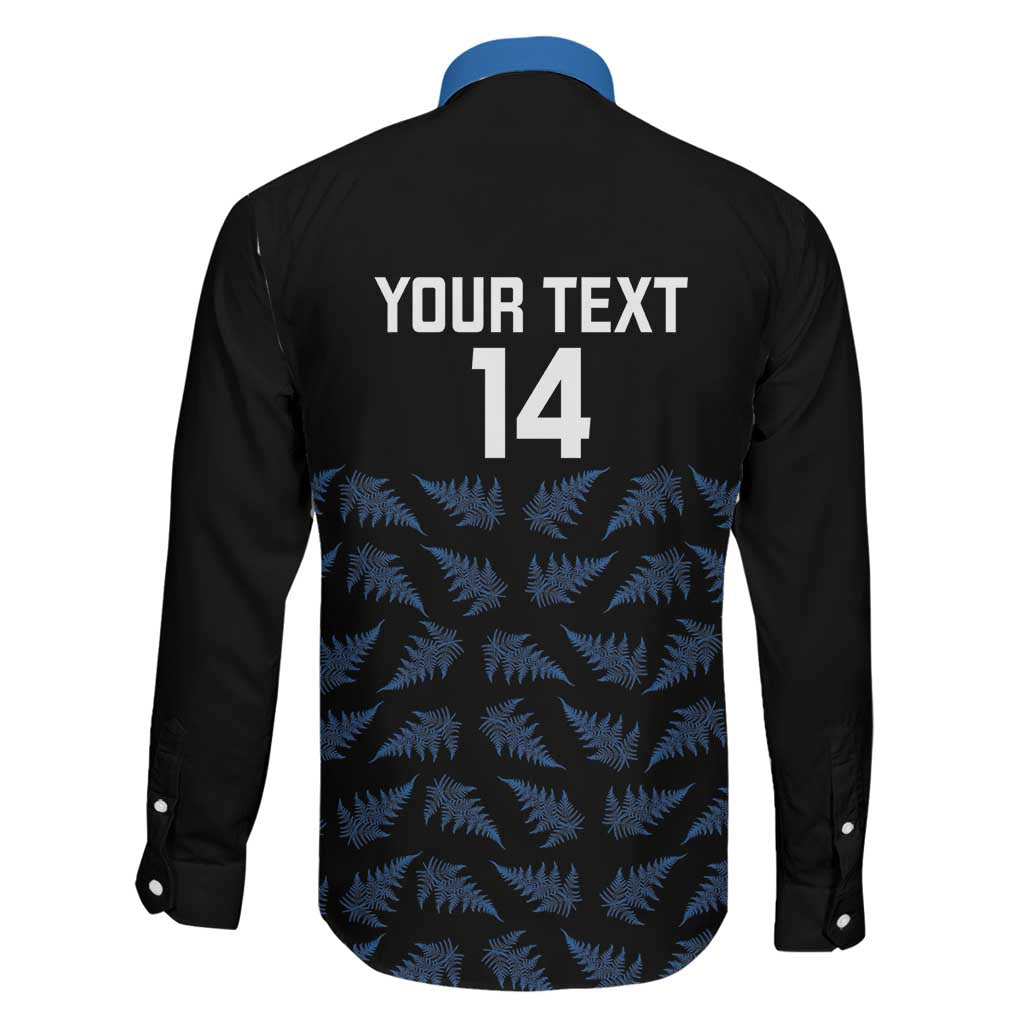 New Zealand Silver Fern Cricket Custom Family Matching Puletasi and Hawaiian Shirt Black Cap T20 Version LT14 - Polynesian Pride