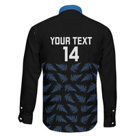 New Zealand Silver Fern Cricket Custom Family Matching Puletasi and Hawaiian Shirt Black Cap T20 Version LT14 - Polynesian Pride