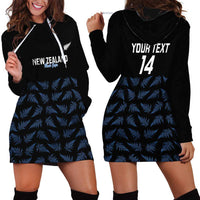 New Zealand Silver Fern Cricket Custom Hoodie Dress Black Cap T20 Version LT14 - Polynesian Pride