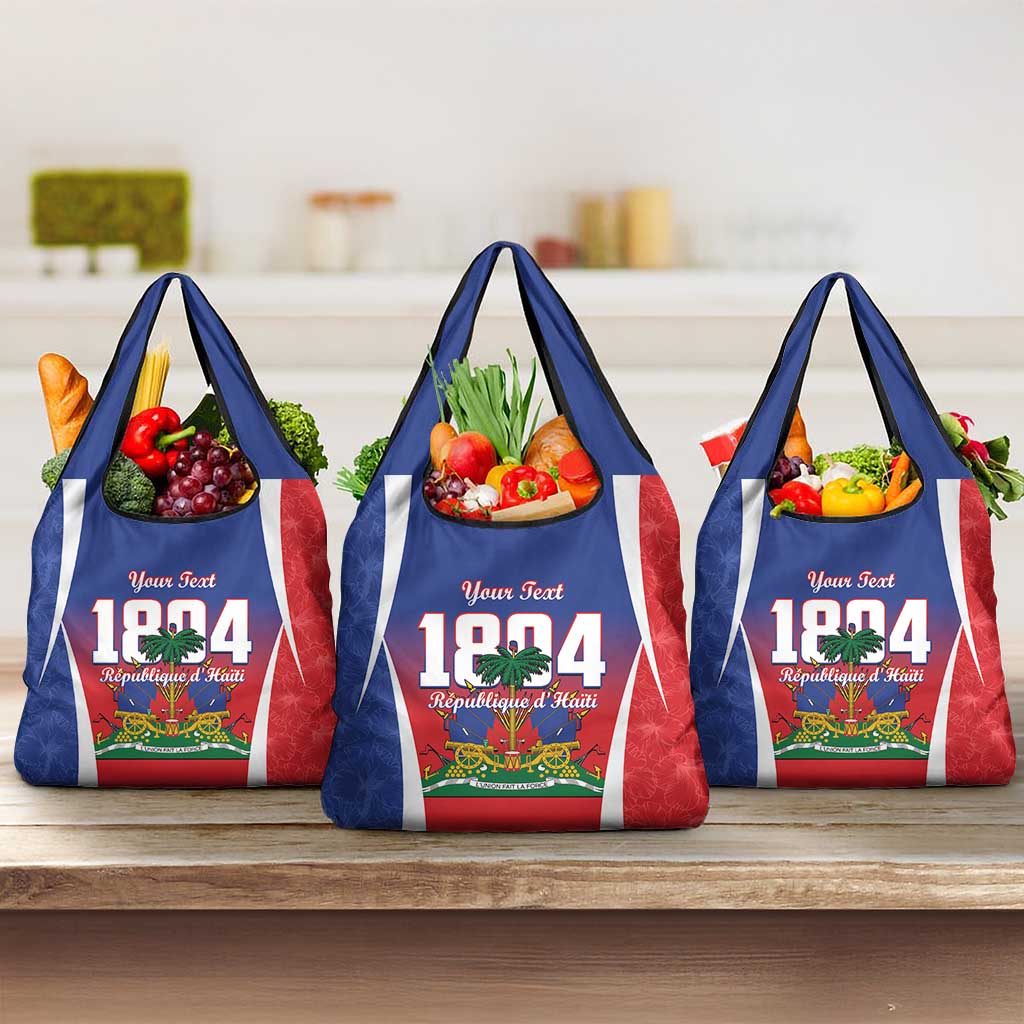 Personalized Haiti 1804 Grocery Bag Happy Ayiti Independence Day LT14