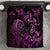 Pink Aoteara Horse Racing Bedding Set NZ Maori Pattern