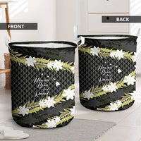 Born And Raised Aloha Hawaii Laundry Basket Kanaka Kakau Hawaiian Tiare Pakalana Lei LT14 - Polynesian Pride
