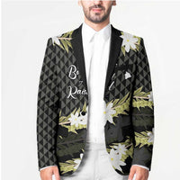 Born And Raised Aloha Hawaii Blazer Kanaka Kakau Hawaiian Tiare Pakalana Lei LT14 - Polynesian Pride