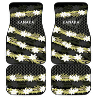 Born And Raised Aloha Hawaii Car Mats Kanaka Kakau Hawaiian Tiare Pakalana Lei LT14 - Polynesian Pride