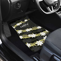 Born And Raised Aloha Hawaii Car Mats Kanaka Kakau Hawaiian Tiare Pakalana Lei LT14 - Polynesian Pride