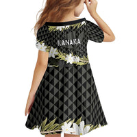Born And Raised Aloha Hawaii Family Matching Off Shoulder Short Dress and Hawaiian Shirt Kanaka Kakau Hawaiian Tiare Pakalana Lei LT14 - Polynesian Pride
