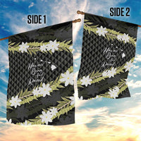 Born And Raised Aloha Hawaii Garden Flag Kanaka Kakau Hawaiian Tiare Pakalana Lei LT14 - Polynesian Pride