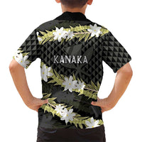 Born And Raised Aloha Hawaii Hawaiian Shirt Kanaka Kakau Hawaiian Tiare Pakalana Lei LT14 - Polynesian Pride