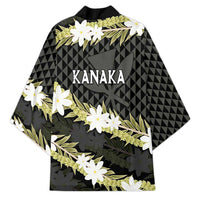 Born And Raised Aloha Hawaii Kimono Kanaka Kakau Hawaiian Tiare Pakalana Lei LT14 - Polynesian Pride