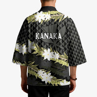 Born And Raised Aloha Hawaii Kimono Kanaka Kakau Hawaiian Tiare Pakalana Lei LT14 - Polynesian Pride