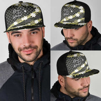 Born And Raised Aloha Hawaii Mesh Trucker Cap Kanaka Kakau Hawaiian Tiare Pakalana Lei LT14 - Polynesian Pride