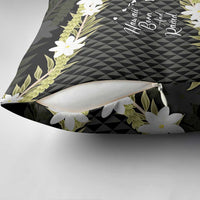 Born And Raised Aloha Hawaii Pillow Cover Kanaka Kakau Hawaiian Tiare Pakalana Lei LT14 - Polynesian Pride