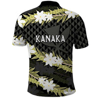 Born And Raised Aloha Hawaii Polo Shirt Kanaka Kakau Hawaiian Tiare Pakalana Lei LT14 - Polynesian Pride