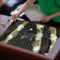 Born And Raised Aloha Hawaii Puzzle Kanaka Kakau Hawaiian Tiare Pakalana Lei LT14 - Polynesian Pride