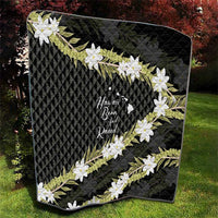 Born And Raised Aloha Hawaii Quilt Kanaka Kakau Hawaiian Tiare Pakalana Lei LT14 - Polynesian Pride