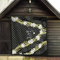 Born And Raised Aloha Hawaii Quilt Kanaka Kakau Hawaiian Tiare Pakalana Lei LT14 - Polynesian Pride