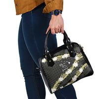 Born And Raised Aloha Hawaii Shoulder Handbag Kanaka Kakau Hawaiian Tiare Pakalana Lei LT14 - Polynesian Pride