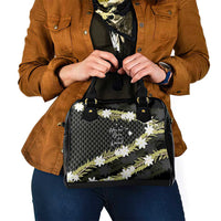 Born And Raised Aloha Hawaii Shoulder Handbag Kanaka Kakau Hawaiian Tiare Pakalana Lei LT14 - Polynesian Pride