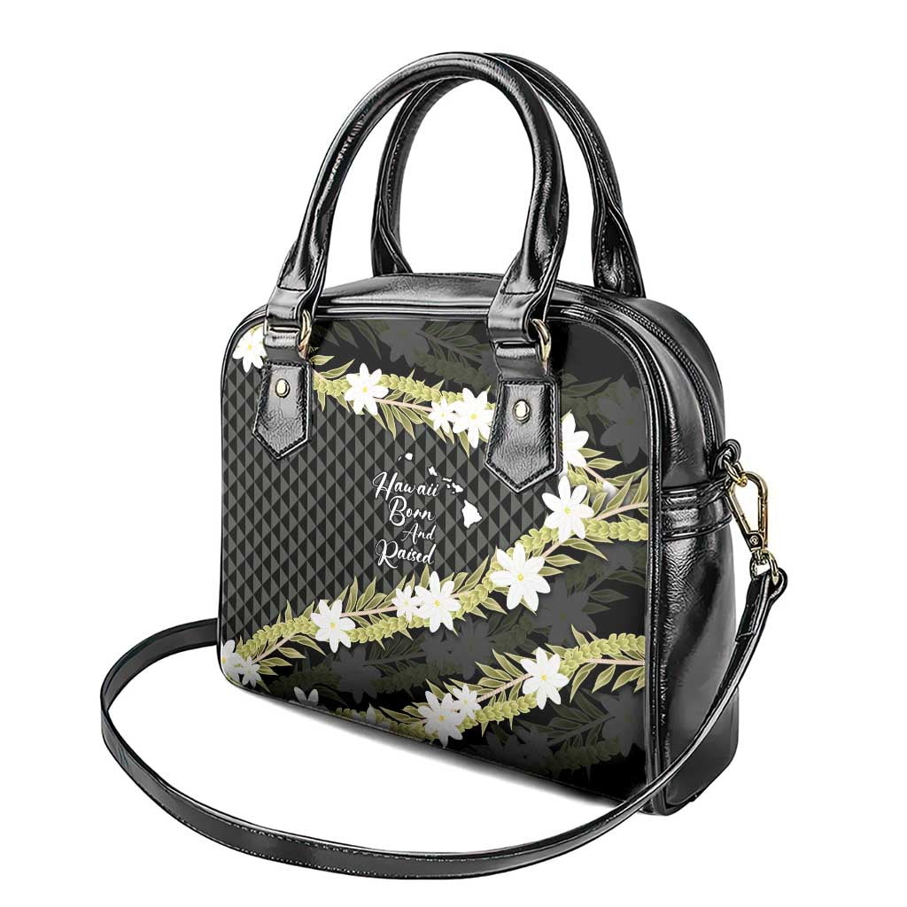 Born And Raised Aloha Hawaii Shoulder Handbag Kanaka Kakau Hawaiian Tiare Pakalana Lei LT14 - Polynesian Pride