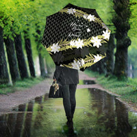 Born And Raised Aloha Hawaii Umbrella Kanaka Kakau Hawaiian Tiare Pakalana Lei LT14 - Polynesian Pride