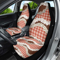 Red Hawaii Tiare and Shell Lei Car Seat Cover Hawaiian Palaka Luxury Vibes LT14 - Polynesian Pride