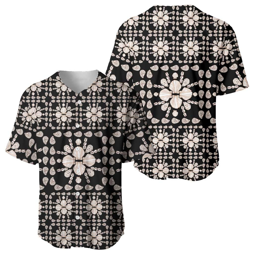 Aloha Hawaii Shell Quilt Baseball Jersey Seamless Style - Polynesian Pride