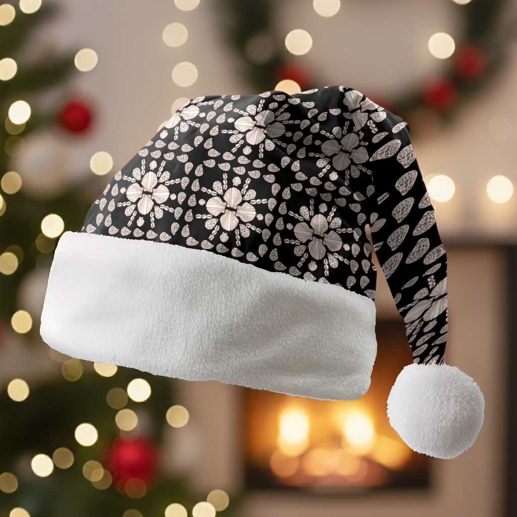 Aloha Hawaii Shell Quilt Christmas Santa Hat Seamless Style - Polynesian Pride