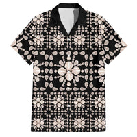 Aloha Hawaii Shell Quilt Family Matching Puletasi and Hawaiian Shirt Seamless Style - Polynesian Pride