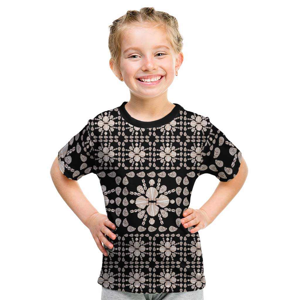 Aloha Hawaii Shell Quilt Kid T Shirt Seamless Style - Polynesian Pride