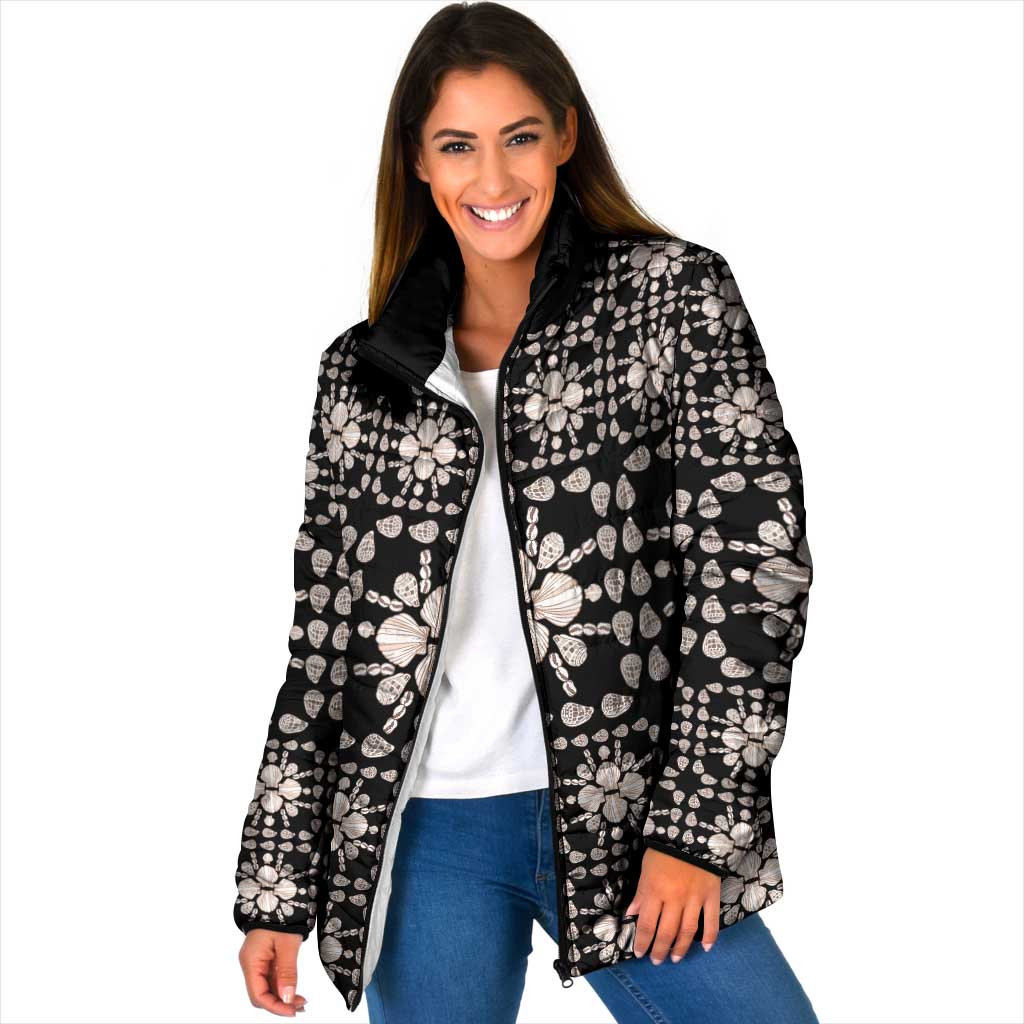 Aloha Hawaii Shell Quilt Padded Jacket Seamless Style - Polynesian Pride