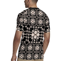 Aloha Hawaii Shell Quilt Rugby Jersey Seamless Style - Polynesian Pride