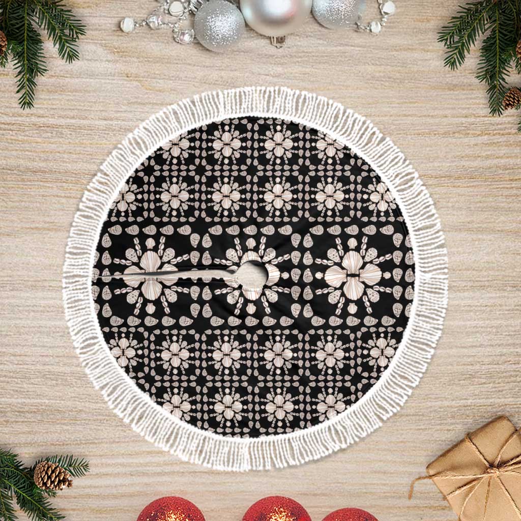 Aloha Hawaii Shell Quilt Tree Skirt Seamless Style - Polynesian Pride