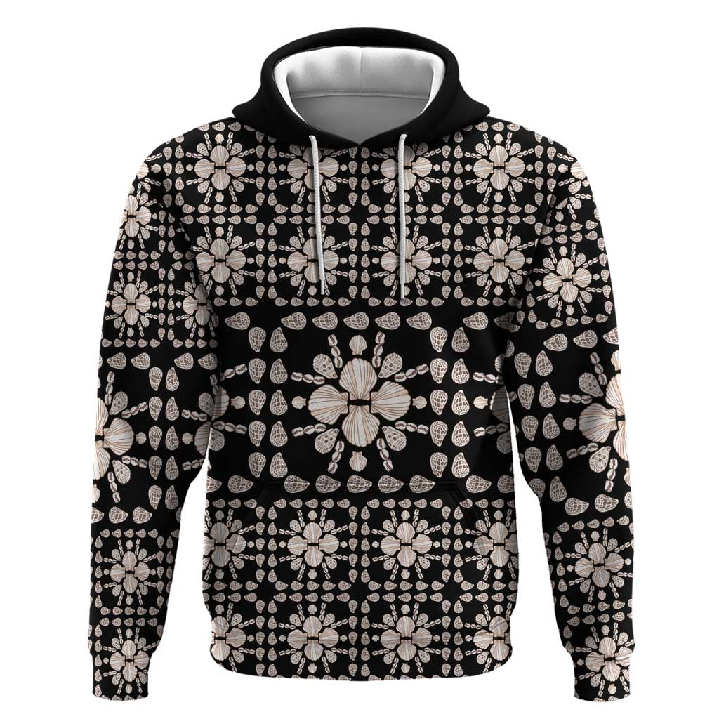Aloha Hawaii Shell Quilt Zip Hoodie Seamless Style - Polynesian Pride