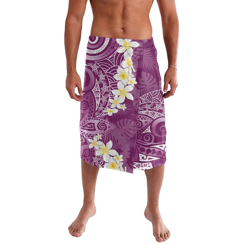 Pink Polynesian Tribal Frangipani Tropical Vibe Lavalava
