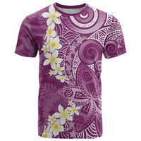 Pink Polynesian Tribal Frangipani Tropical Vibe T Shirt LT14 Pink - Polynesian Pride