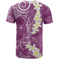 Pink Polynesian Tribal Frangipani Tropical Vibe T Shirt LT14 - Polynesian Pride