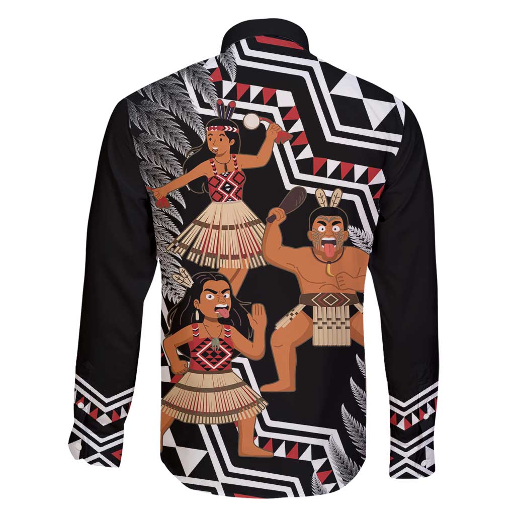 Aotearoa Kapa Haka Family Matching Long Sleeve Bodycon Dress and Hawaiian Shirt 2025 Festival - Traditional Maori Dance LT14 - Polynesian Pride