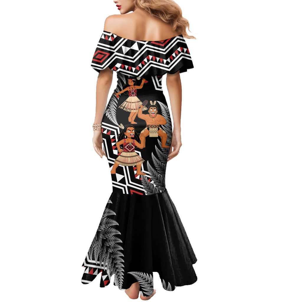 Aotearoa Kapa Haka Family Matching Mermaid Dress and Hawaiian Shirt 2025 Festival - Traditional Maori Dance LT14 - Polynesian Pride