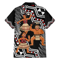 Aotearoa Kapa Haka Family Matching Off The Shoulder Long Sleeve Dress and Hawaiian Shirt 2025 Festival - Traditional Maori Dance LT14 - Polynesian Pride