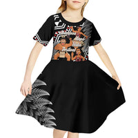 Aotearoa Kapa Haka Kid Short Sleeve Dress 2025 Festival - Traditional Maori Dance LT14 - Polynesian Pride