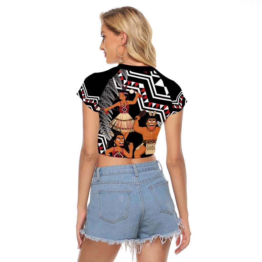Aotearoa Kapa Haka Raglan Cropped T Shirt 2025 Festival - Traditional Maori Dance LT14 - Polynesian Pride