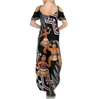 Aotearoa Kapa Haka Summer Maxi Dress 2025 Festival - Traditional Maori Dance LT14 - Polynesian Pride