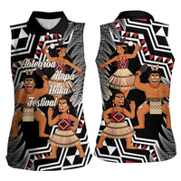 Aotearoa Kapa Haka Women Sleeveless Polo Shirt 2025 Festival - Traditional Maori Dance LT14 - Polynesian Pride