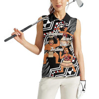 Aotearoa Kapa Haka Women Sleeveless Polo Shirt 2025 Festival - Traditional Maori Dance LT14 - Polynesian Pride