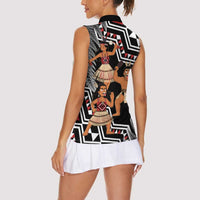 Aotearoa Kapa Haka Women Sleeveless Polo Shirt 2025 Festival - Traditional Maori Dance LT14 - Polynesian Pride