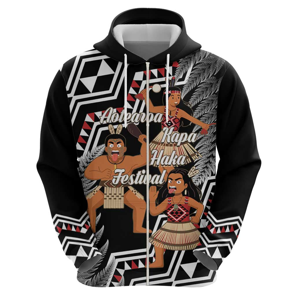 Aotearoa Kapa Haka Zip Hoodie 2025 Festival - Traditional Maori Dance LT14 - Polynesian Pride