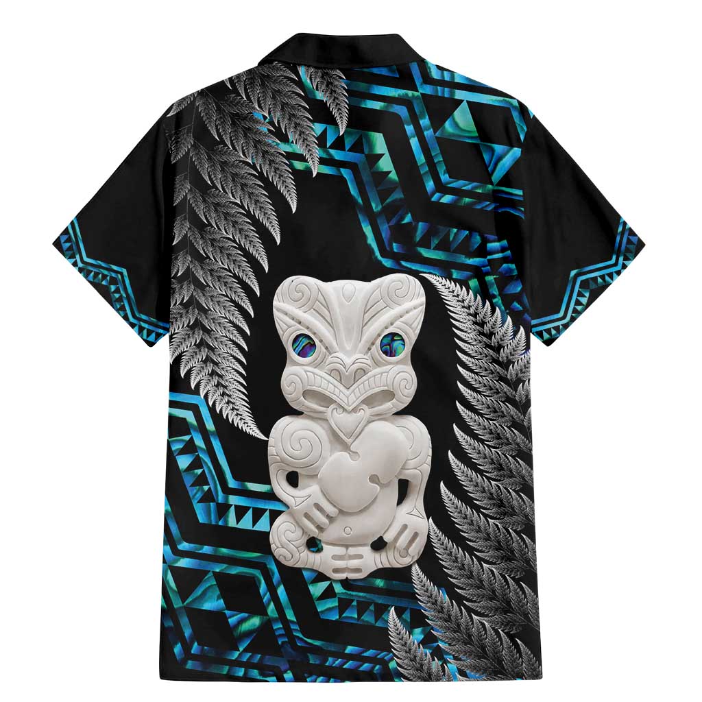 Aotearoa Taniko Paua Shell With Hei Tiki Family Matching Mermaid Dress and Hawaiian Shirt LT14 - Polynesian Pride