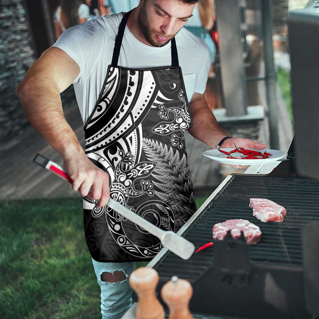 New Zealand Lizard Apron Silver Fern Aotearoa Maori - Polynesian Pride