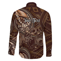 Personalised Polynesia Zodiac Capricorn Family Matching Mermaid Dress and Hawaiian Shirt Galaxy Polynesian Pattern Chest Tattoo Style LT14 - Polynesian Pride